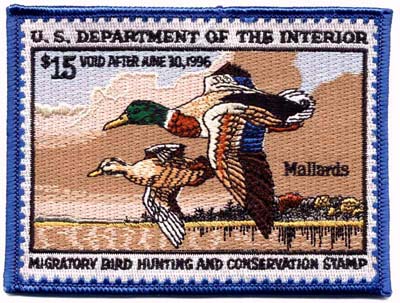 1995 Federal Duck Stamp Patch